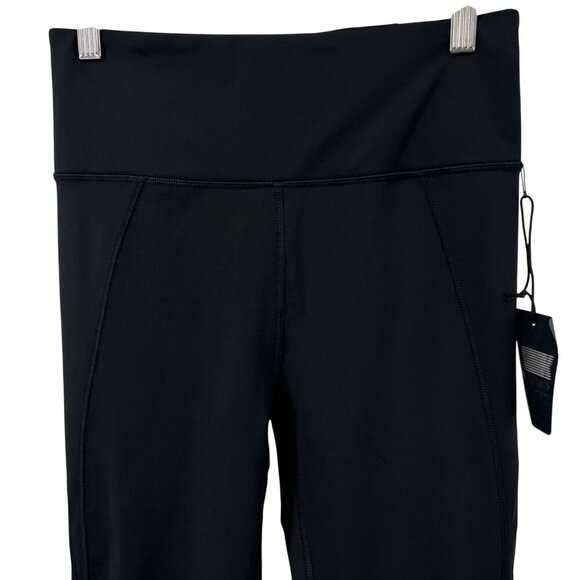 Savage X Fenty Sport Black High-Waist Leggings Medium M Skinny Stretch New - Picture 2 of 9
